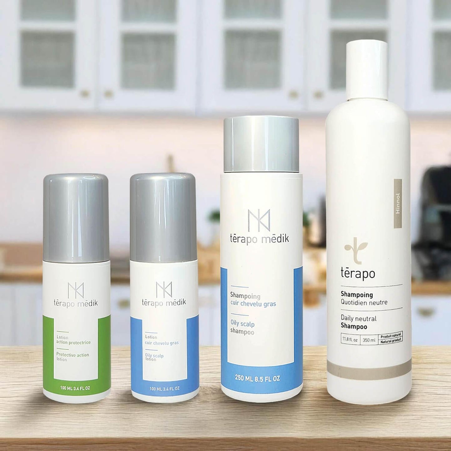Shampoings Cuir Chevelu Gras avec Lotions - Ensemble Démangeaisons - Clinique à Deux Cheveux