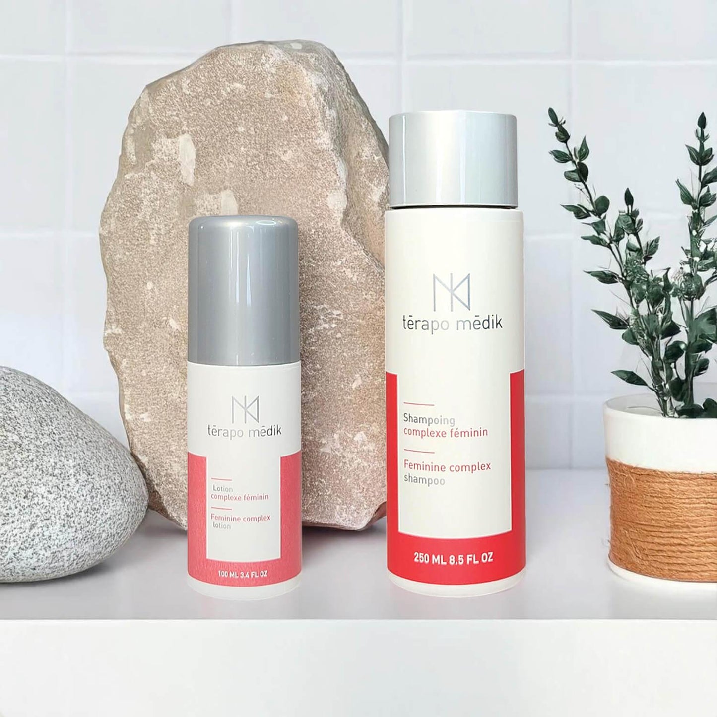 Shampoing et Lotion Perte Cheveux Femmes | Kit Capillaire Térapo Médik - Clinique à Deux Cheveux