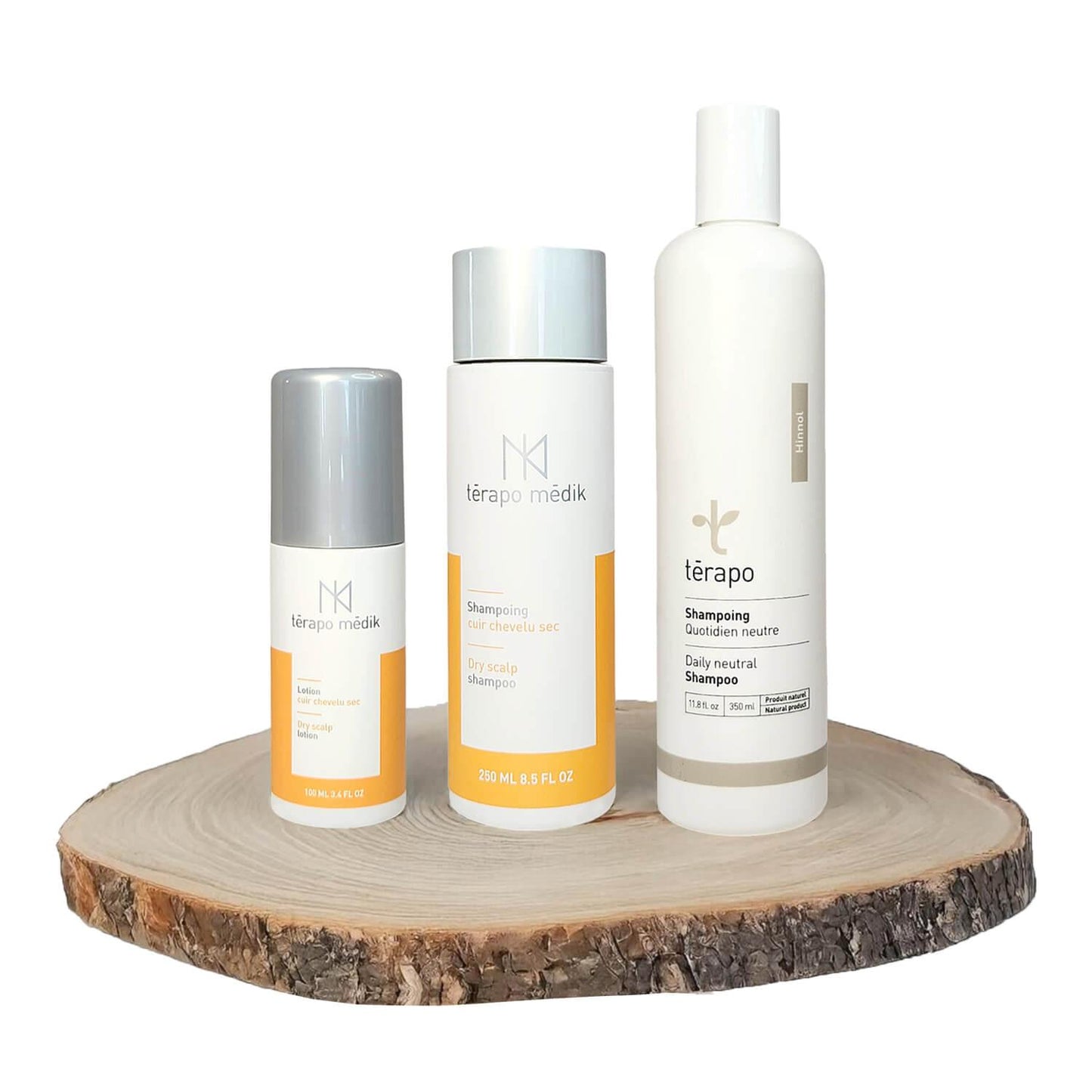 Shampoing et Lotion Cuir Chevelu Sec | Kit Capillaire Térapo Médik - Clinique à Deux Cheveux