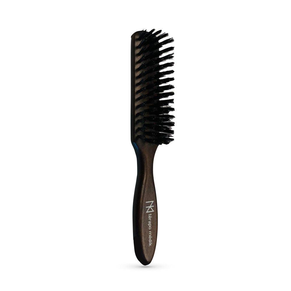 Brosse à cheveux en poil de sanglier haut de gamme - Clinique à Deux Cheveux