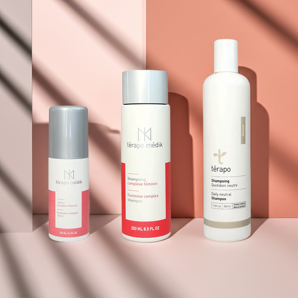 Ensemble Déséquilibre Hormonaux pour Perte Cheveux Femmes