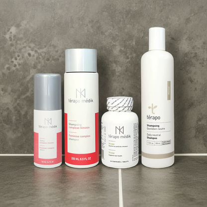 Ensemble Carence Nutritionnelle pour Femmes avec Perte de Cheveux